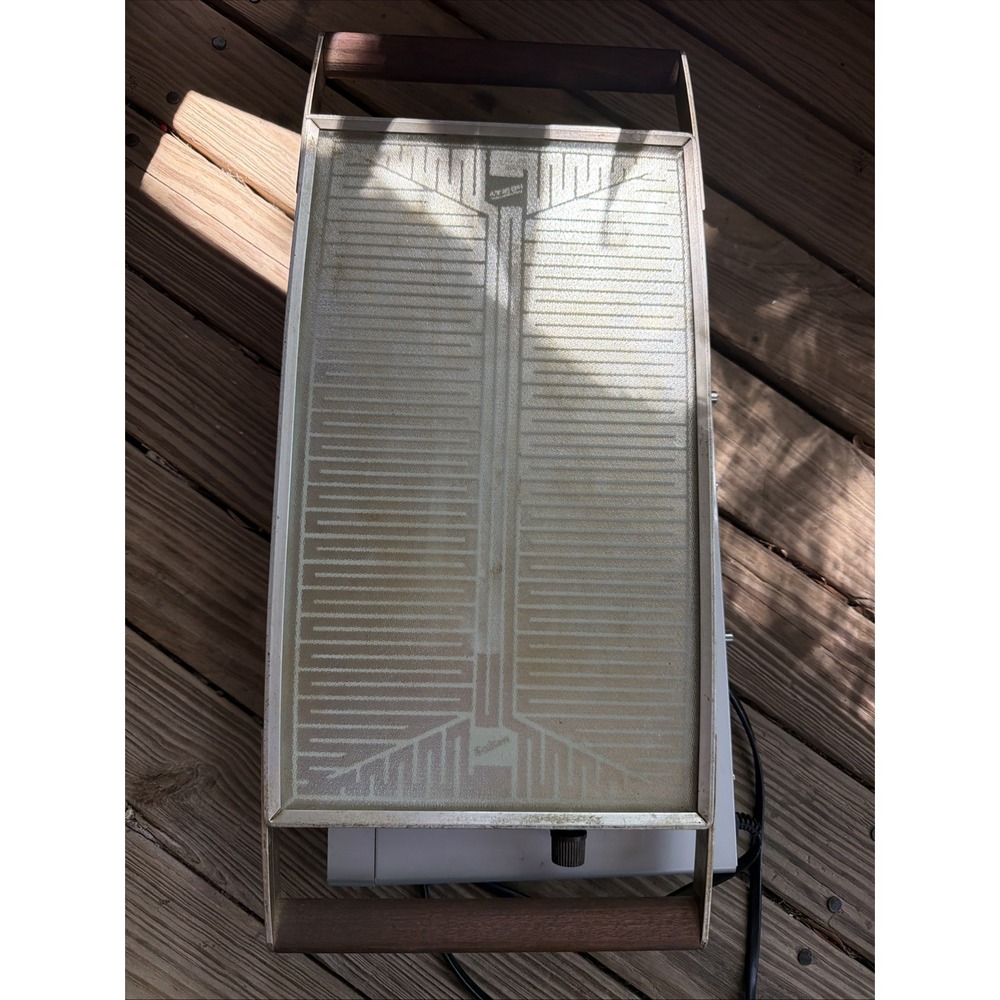 Rare Vintage Mid-Century Salton Hotray Warming Plate Food Warmer H-140D EUC